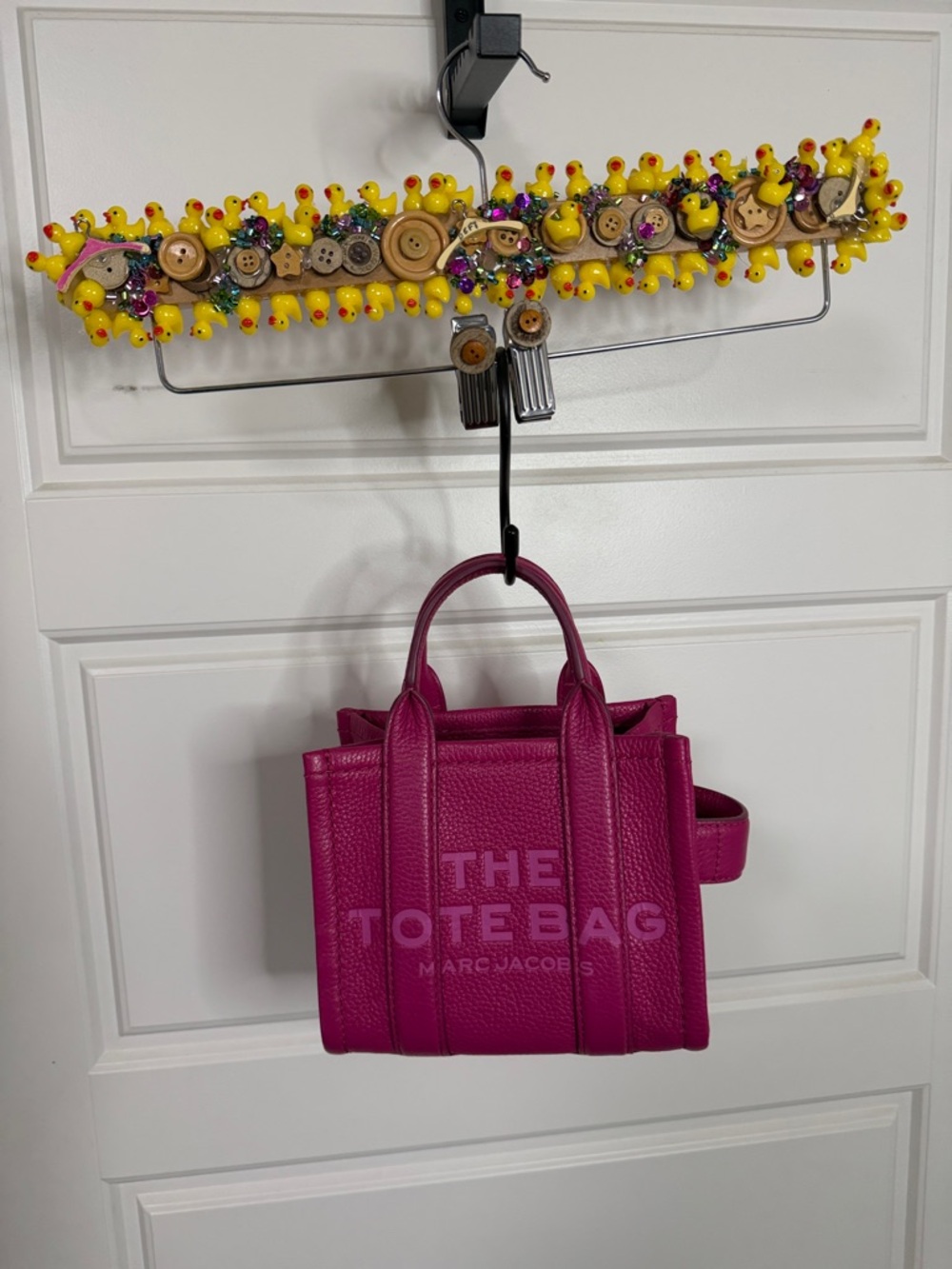 Marc Jacobs The mini Tote Bag - Hot Pink - Picture 6 of 6